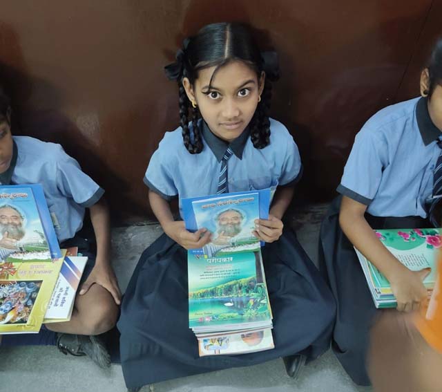Free Note Books Distribution in Tagore High School and Akshaya Vidya ...