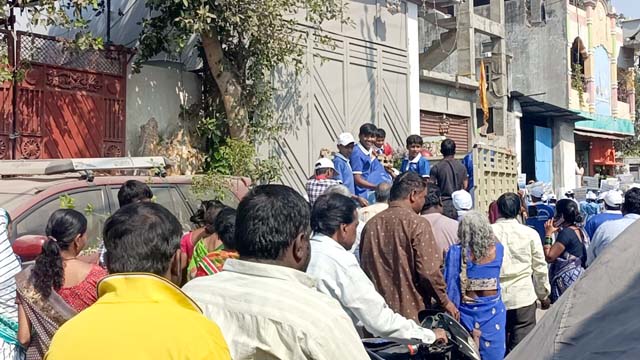 Tulsi Pujan rally with Tulsi plant distribution in Dhoolpet, Hyderabad ...