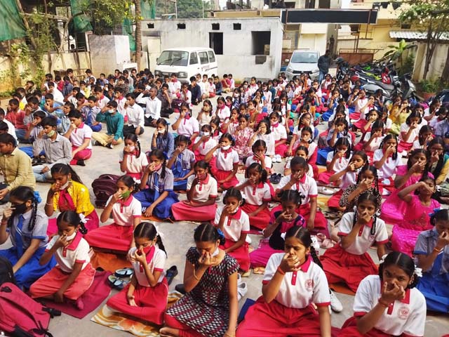 Balsanskar Program held in Akshay Foundation School, Serilingampally ...