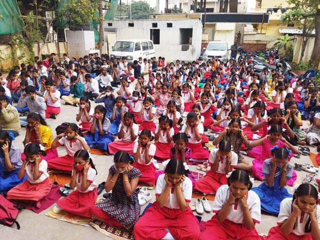 Balsanskar Program held in Akshay Foundation School, Serilingampally ...