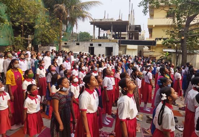 Balsanskar Program held in Akshay Foundation School, Serilingampally ...